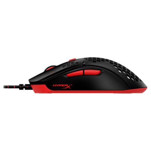HP HYPERX vezetékes gaming egér Pulsefire Haste- fekete/piros