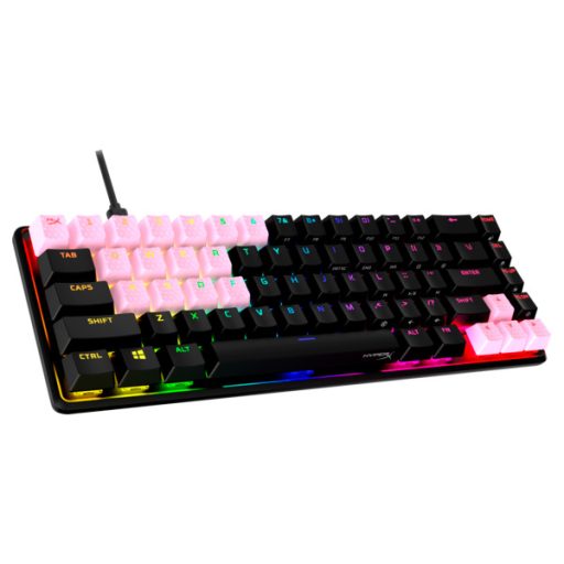HP HYPERX gumibillentyűk gaming kiegészítőkészlet – amerikai lokalizáció - rózsaszín