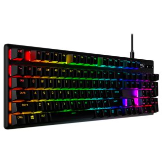   HP HYPERX vezetékes mechanikus gaming billentyűzet Alloy Origins PBT türkiz switch - amerikai lokalizáció