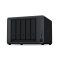 SYNOLOGY NAS 5 Fiókos AMD Ryzen R1600 2x2,6GHz, 8GB DDR4, 4x1GbE, 2xUSB3.2 - DS1522+