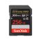 SANDISK 121597, SDXC EXTREME PRO KÁRTYA 256GB, 200/140 MB/s , UHS-I, Class 10, U3, V30