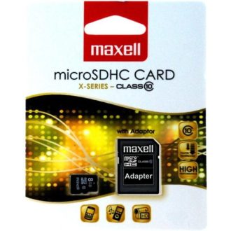   MAXELL Memóriakártya MicroSDHC 8GB X-Series + Adapter Class10