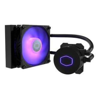   COOLER MASTER CPU hűtő MASTERLIQUID ML120L V2 RGB (vízhűtés), LGA1700 támogatással, fekete