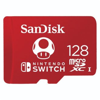   SANDISK 183552, microSDXC KÁRTYA NINTENDO SWITCH 128GB, 100MB/s, U3, C10, A1, UHS-1