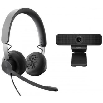   LOGITECH Videókonferencia csomag - Zone Wired Fejhallgató + C925E Webkamera MS verzió