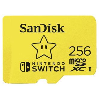   SANDISK 183573, microSDXC KÁRTYA NINTENDO SWITCH 256GB, 100MB/s, U3, C10, A1, UHS-1