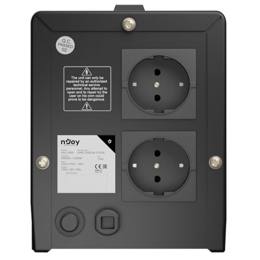 NJOY AVR (Feszültségszabályozó) Alvis 2000, Digital display, 150-270 VAC