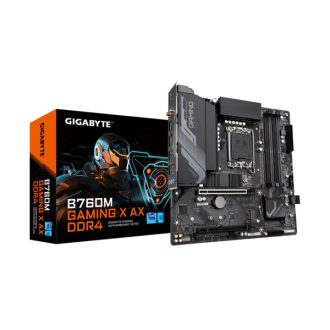   GIGABYTE Alaplap S1700 B760M GAMING X AX DDR4 INTEL B760, mATX