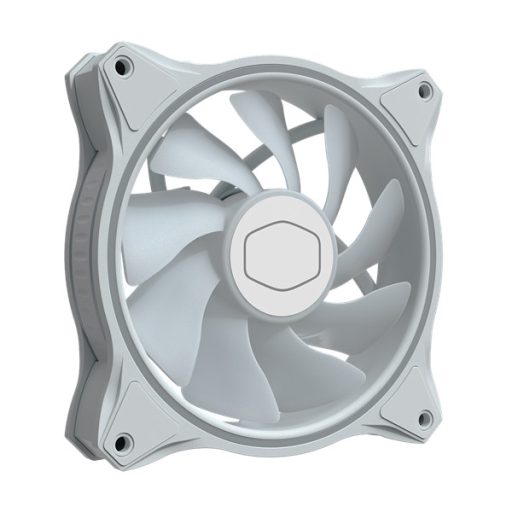 COOLER MASTER Rendszerhűtő Ventilátor MASTERFAN MF120 HALO 3IN1 WHITE EDITION, Gen2 RGB, fehér, 3db/csomag
