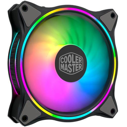 COOLER MASTER Rendszerhűtő Ventilátor MASTERFAN MF120 HALO, ARGB 12cm