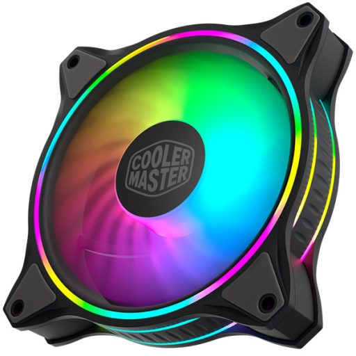 COOLER MASTER Rendszerhűtő Ventilátor MASTERFAN MF120 HALO, ARGB 12cm