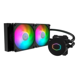   COOLER MASTER CPU hűtő MASTERLIQUID ML240L ARGB V2 (vízhűtés), LGA1700 támogatással, fekete