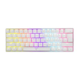   WHITE SHARK WS GK-2022W/BR-US SHINOBI Billentyűzet (fehér/szivárvány) (angol)