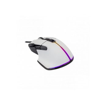 WHITE SHARK GM-9006W MARROK-W gamer egér, fehér, 12000 dpi