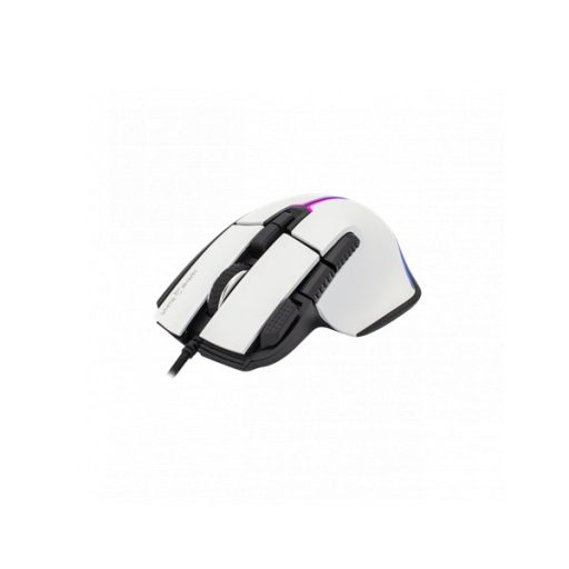 WHITE SHARK GM-9006W MARROK-W gamer egér, fehér, 12000 dpi