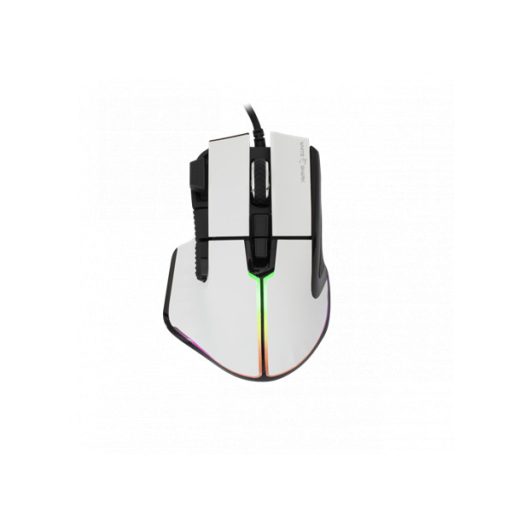 WHITE SHARK GM-9006W MARROK-W gamer egér, fehér, 12000 dpi