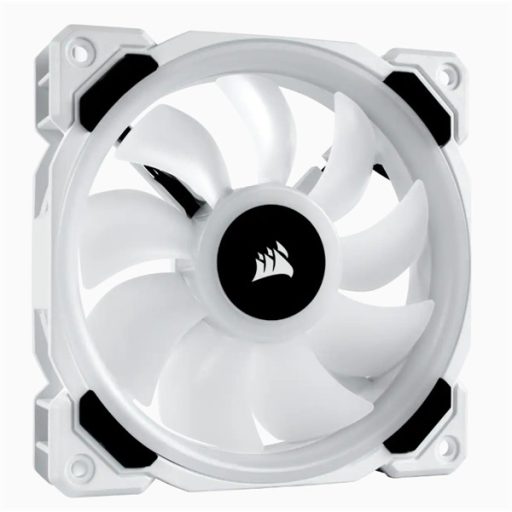 CORSAIR Rendszerhűtő Ventilátor, LL120 RGB, 12cm, fehér