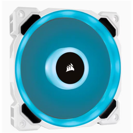 CORSAIR Rendszerhűtő Ventilátor, LL120 RGB, 12cm, fehér
