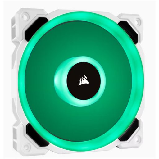 CORSAIR Rendszerhűtő Ventilátor, LL120 RGB, 12cm, fehér