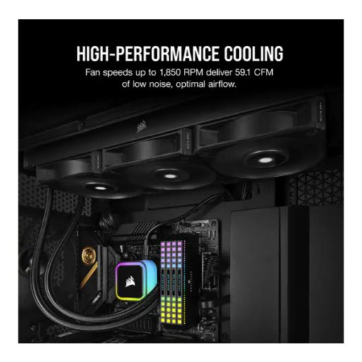 CORSAIR Rendszerhűtő Ventilátor, AF120 ELITE, 12cm, fekete