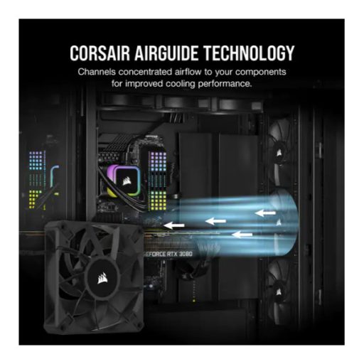 CORSAIR Rendszerhűtő Ventilátor, AF120 ELITE, 12cm, fekete