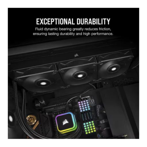 CORSAIR Rendszerhűtő Ventilátor, AF120 ELITE, 12cm, fekete