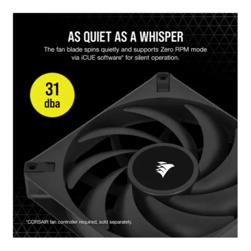 CORSAIR Rendszerhűtő Ventilátor, AF140 ELITE, 14cm, fekete