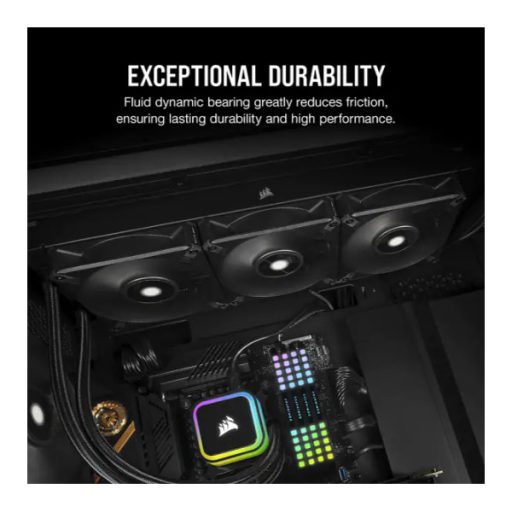 CORSAIR Rendszerhűtő Ventilátor, AF140 ELITE, 14cm, fekete
