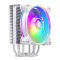COOLER MASTER CPU hűtő HYPER 212 HALO WHITE ARGB, LGA1700 támogatással, fehér