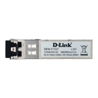   D-LINK Switch SFP Modul 1000Base-SX + LC adóvevő, DEM-311GT/10 (10-PACK)