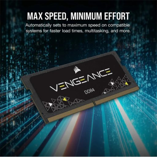 CORSAIR NB Memória VENGEANCE DDR4 16GB 3200MHz CL22, fekete
