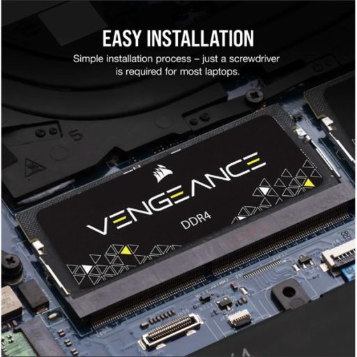 CORSAIR NB Memória VENGEANCE DDR4 16GB 3200MHz CL22, fekete