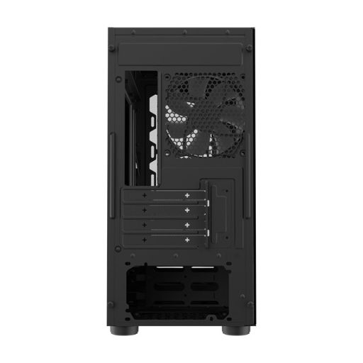 COOLER MASTER Ház Mini Tower ATX CMP 320L, 1db Ventilátorral, Tápegység nélkül, Üvegfalú, Fekete