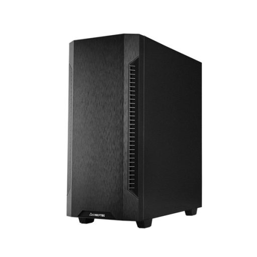 CHIEFTEC Ház Elox, ATX, 1x120mm ventilátor, Tápegység nélkül, Fekete