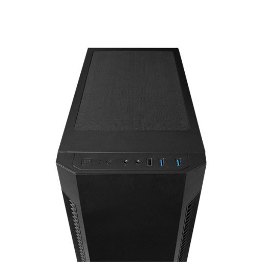 CHIEFTEC Ház Elox, ATX, 1x120mm ventilátor, Tápegység nélkül, Fekete