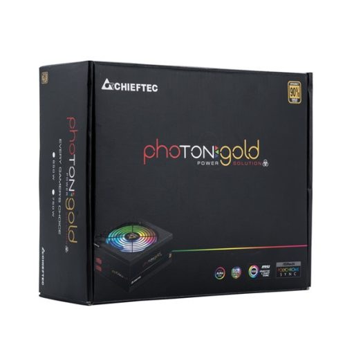 CHIEFTEC Tápegység Photon Gold 650W 80+ Gold moduláris RGB BOX