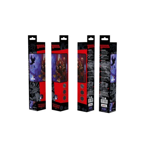 KONIX - DUNGEONS & DRAGONS "Curse Of Strah" Gaming Egérpad 49x49x270mm, Fekete-Piros