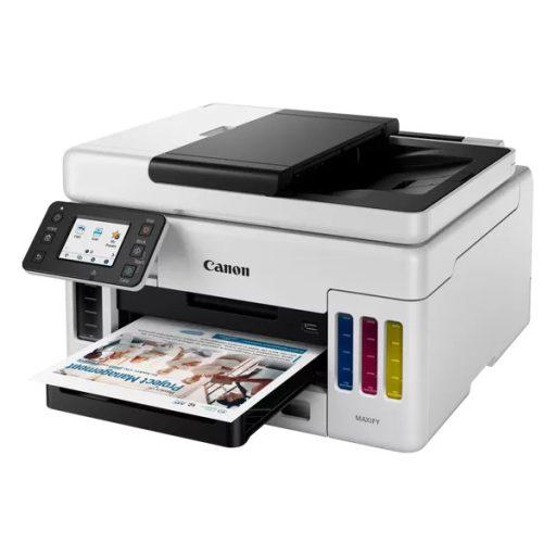 CANON Tintasugaras MFP 3in1 MAXIFY MEGATANK GX6040, A4, FF 24 k/p, SZ 15,5 k/p, 600x1200dpi, duplex, USB/LAN/WiFi, ADF