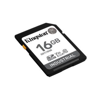   KINGSTON Memóriakártya SDHC 16GB Industrial C10 UHS-I U3 V30 A1 pSLC