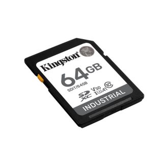   KINGSTON Memóriakártya SDXC 64GB Industrial C10 UHS-I U3 V30 A1 pSLC