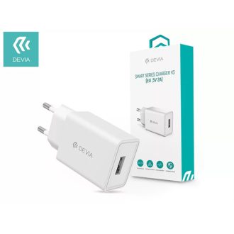   DEVIA SMART USB HÁLÓZATI TÖLTŐ ADAPTER - SMART SERIES CHARGE V3 - 5V/2A - WHITE