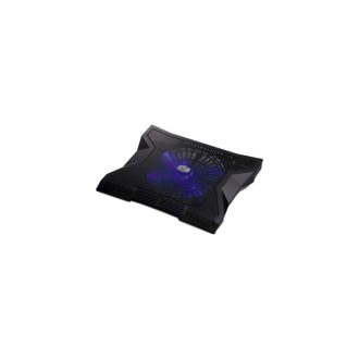   COOLER MASTER Notebook Hűtőpad + USB HUB, NOTEPAL XL, 23cm-es LED Ventilátorral, fekete (max 17")