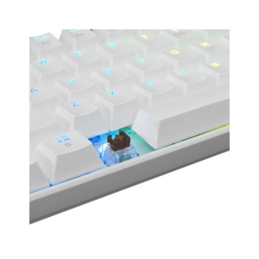 WHITE SHARK GK-2022W/BR-HU SHINOBI MAGYAR!! fehér mechanikus (barna switch) gamer billentyűzet