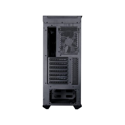 COOLER MASTER Ház, MASTERBOX 500, 2db Ventilátorral, Tápegység nélkül, Edzett üveg, fekete