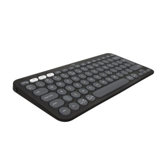   LOGITECH Billentyűzet - Pebble Keys 2 K380s Vezeték Nélküli & Bluetooth Grafitszürke, US