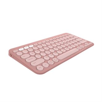   LOGITECH Billentyűzet - Pebble Keys 2 K380s Vezeték Nélküli & Bluetooth Rózsaszín, US