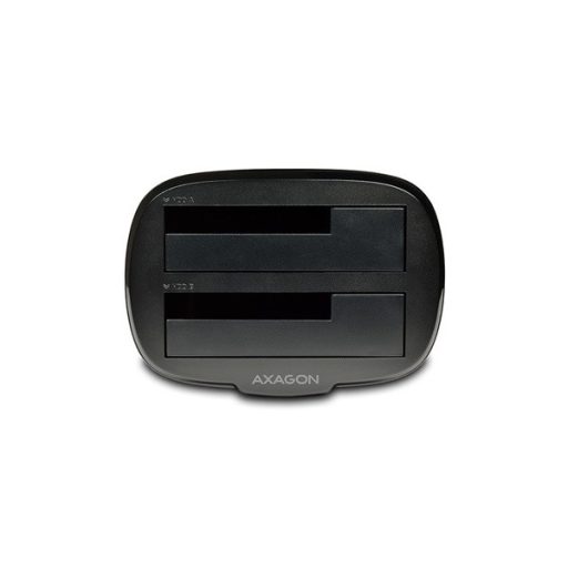 AXAGON ADSA-ST dokkoló, USB3.0 Dual HDD Dock Black