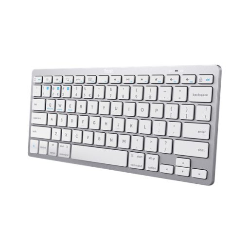 TRUST Basics Vezeték nélküli billentyűzet 24651- ezüst (US)