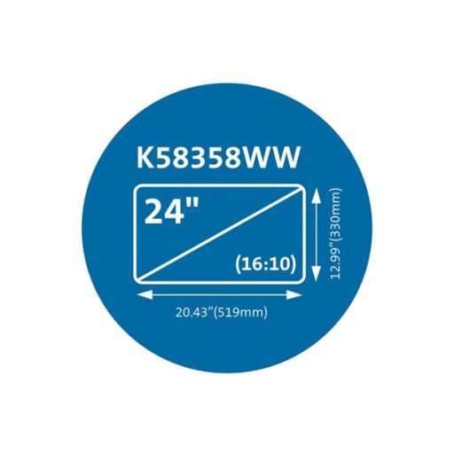 KENSINGTON Monitorszűrő (MagPro Magnetic Privacy 24" 16:10 Monitor)