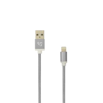   SBOX Kábel, CABLE USB A Male -> 8-pin iPh Male 1.5 m Grey - Blister
